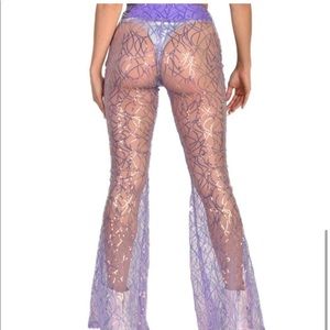 Cute purple rave pants